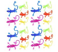 Elastic Sticky Lizard | 20 Pcs Sticky Lizard Hand Fidget Toy Set | Colorful Shrink, Easter Basket Padding, Gift Bag and Fes Supplies