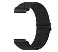 Elastic Strap for Garmin Forerunner 255, 265, Venu 2/Venu 3/Vivoactive 4 45mm for Women Men, 20mm Adjustable Soft Nylon Stretchy Band for Garmin Forerunner 255/265 Music,Legacy Hero Strap Black