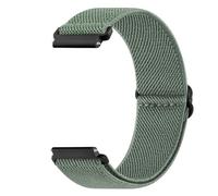 Elastic Strap for Huawei GT5/ Huawei GT4 41mm, 18mm Soft Nylon Quick Release Replacement Sport Loop Watch Band Oliver green