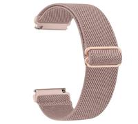 Elastic Strap for Huawei GT5/ Huawei GT4 41mm, 18mm Soft Nylon Quick Release Replacement Sport Loop Watch Band Pink