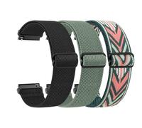 Elastic Straps for Garmin Forerunner 245/55 /Vivoactive 6/5 /3 /Venu Sq 2 Music, 20mm Quick Release Watch Strap Replacement Wristband for Vivomove HR/Vivomove Sport