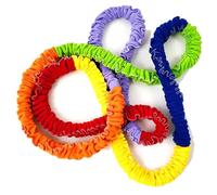 Elastic Stretch Bands, 9.8ft Colorful PE Sensory Equipment, Indoor/Outdoor & Exercise Training Tool