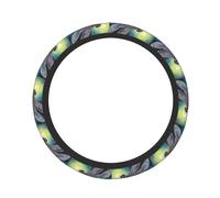 Elastic Stretch Car Steering Wheel Cover Universal 15 inch Anti-Slip Auto Steering Wheel Protector Dragonfly Painting Steering Wheel Covers Warm in Winter and Cool in Summer