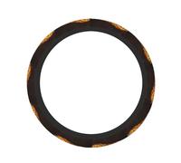 Elastic Stretch Car Steering Wheel Cover Universal 15 inch Anti-Slip Auto Steering Wheel Protector Leopard Little Gecko Steering Wheel Covers Warm in Winter and Cool in Summer