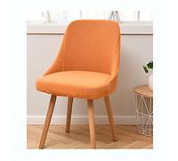 Elastic Stretch Chair Covers with Backrest & Armrests Velvet Dining Chair Slipcovers 4 Piece Set for Kitchen & Living Room