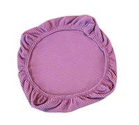 Elastic Stretch Chair Seat Cover Round Spandex Chair Covers Covers Removable Washable fit for Office Chairs,Dining Room Chairs,Bar Stools (Purple)