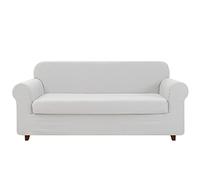 Elastic Stretch Sofa Cover, 2-Piece Soft & Scratch-Resistant Slipcover Protector for Living Room Furniture, Ideal for Pets & Easy to Install