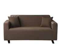 Elastic Stretch Sofa Cover - Armchair Slipcover Couch Protector Soft Bei Size L - Spx Fur Shield for Sofa Upholstery