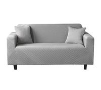 Elastic Stretch Sofa Cover Couch Slipcover for Armchair Light Gray Sofa Protector Sofa Throw Spx Sofa Slipcover Fur Cover (Lar)