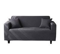Elastic Stretch Sofa Cover - Dark Grey Couch Protector Armchair Slipcover Spx Sofa Housse Fur Protector Easy Care Sofa Slipcover for M Size