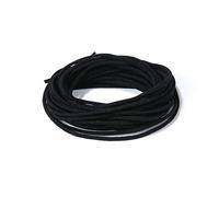 Elastic String Cord Twine Rope,Super Soft,Flat 5mm & 6mm and 3mm Round. for Dress Making Sewing Crafts Apparel,Millinery Hats,Baby Clothes,Maternity Wear,Neotrims, 3mm - Black, 5 Yards