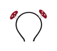 Elastic Teen Girl Yoga Spa Sports Hair Hoop Delicate Hairband With Mushroom Shape Woman Washing Face Skincare Hairband