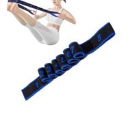 Elastic Tension Band - Body Shaping Portable 8 Levels - Exercise Pull Rope Stretch Band,for Strength Training Home Gym Travel Pilates Classes Teens Ladies Girls Beginners