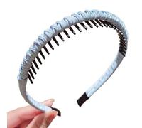 Elastic Thin Headbands For Women NonSlip Teeth Design Exercise Spa Facial Washing Breathable Hair Holders All Hairstyles Multiple Uses Nonslip Serrated Hair Band Exercise