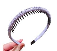 Elastic Thin Headbands For Women NonSlip Teeth Design Exercise Spa Facial Washing Breathable Hair Holders All Hairstyles Multiple Uses Nonslip Serrated Hair Band Exercise