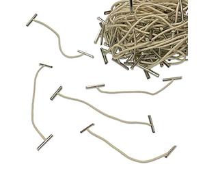 Elastic Treasury Tags 127mm Elastic Paper Fasteners String Binders Hole Punch Ties Treasury Tag Elasticated Paper Ties Stretchy Treasure Tags for Organising Filing Archiving (127mm - 1000 Pack)