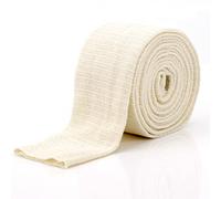 Elastic Tubular Support Bandage Sport Bandages Washable & Reusable for Large Knee Support Bandage Medium Thigh, Cotton Spandex White
