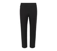 Elastic Waist Slim-Fit Cropped Trousers - female - Part Two - Slim-fit Trousers - Black - 2XL - Trousers 2XL