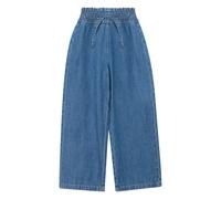 Elastic Waist Wide Leg Regular Fit Mid Rise Jeans for Girls s.Oliver Bleu 4 years