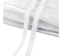 Elastic Webbing 10/20M 6-40mm Spandex Underwear Nylon Elastic Band Strap Bra Straps Webbing Tape DIY Garment Belt Rubber Bands(White,10Meters,20mm)