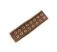 Elastic Wide Headbands Classical Punk Eyelets Hairband Soft And Stretchy Headwear For Youth Trendsetters Women Men Unisex