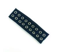 Elastic Wide Headbands Classical Punk Eyelets Hairband Soft And Stretchy Headwear For Youth Trendsetters Women Men Unisex