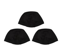 Elastic Wig Hat Stretchable Breathable Nylon Close End Wig Cap For Cosplay Makeup 3pcs Soft Dome Wig Cover For Long Short Curly Hair