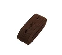 Elastic with Button Holes, Woven Buttonhole Elastic Bands 20mm By Yards Multicolor(Coffee,20mm 2yads)