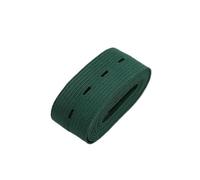 Elastic with Button Holes, Woven Buttonhole Elastic Bands 20mm By Yards Multicolor(Dark Green,20mm 2yads)