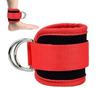 Elastic Workout Cuffs - Durable Hook, Comfortable Padding | Sports Fitness Accessories for Leg Day Routines, Muscle Building Programs, Glute Toning, Strength Conditioning Workouts in Gym Use