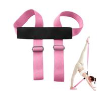 Elastic Yoga Band, Portable Stretch Rope, Multi Level Systm, Natural Latex Trainer, Pilates Strength Gear, for Mature Users Full Body Mobility Core Upper Lower Flexibility Balance 78.74x1.18in
