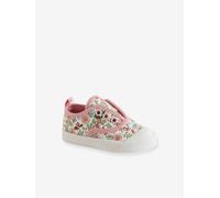 Elasticated Canvas Trainers for Babies printed pink