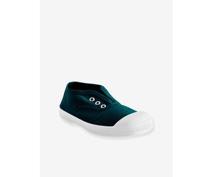 Elasticated Canvas Trainers for Children, Elly E15149C15N BENSIMON® aqua green