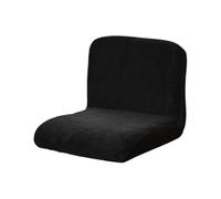 Elasticated Dining Chair Cover Quick Recovery Fabric Without Arm Designs Fit Most Seats Machine Washable Polyester Slipcovers Set
