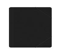 Elasticated File Office Products PP A4 500 MICR Black/Document Archiving/Type-3-flap/Kind-with Eraser/Material-PP/Colour-Black/Format-A4 / Dimensions (mm)-240x320