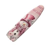Elasticated Ironing Board Covers 110 x 35cm Pink SnowmanPink SnowmanPink SnowmanElasticated Ironing Board Covers 110 x 35cm