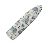 Elasticated Ironing Board Covers 125 X 45 Blue Animals Universal iron board covers and Padding,Adjustable Fastener,Durable,Washable,Easy to Install,Slip-resistant and heat-resistan