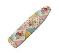Elasticated Ironing Board Covers 125 X 45 Pink And Yellow Universal iron board covers and Padding,Adjustable Fastener,Durable,Washable,Easy to Install,Slip-resistant and heat-resistan
