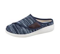 Elasticated Sandals - Women's Breathable Mesh Mule Shoes, Lightweight Slip On Casual Walking Trainers with Hook and Loop Strap, Backless Comfort Flats for Spring, Home, Travel and Daily Wear