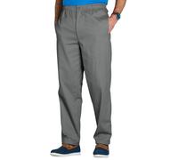 Elasticated Waist Cotton Rugby Trousers with Drawcord Chums Charcoal 34R