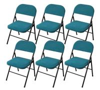 Elasticized Folding Chair Covers Set of 2 Protective Seat anBackrest Covers for Office Dining Events Home DécorUniversal Fit (14.6 pcs)