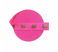 Elástico plegable de satén con Estampado de gato Dorado arcoíris de 5 yardas y 15 mm, de Spandex, para el Pelo, para Coser Vestidos, Cat B-Passion, 10 yardas