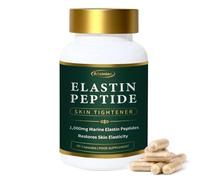 Elastin Peptides, 1000mg Marine Elastin Peptide Skin Tightening Formula, Restores Skin Elasticity & Firmness, Daily Nutritional Support for BodySkin, 60 Capsules (1 Bottle)
