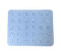 Elastomer Charm Cast Set for Rosin Art Highlighting Bend Wing Star Conies Designs Flexible Not Deadly Substance Crafting Essential Tool Food Grade Elastomer Cast