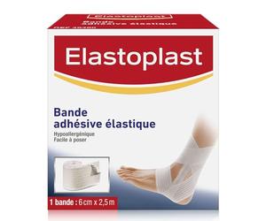 Elastoplast Adhesive Bandage 6cm x 2.5m, Hypoallergenic, Woven Cotton Backing, 1 count, 0.04 kg