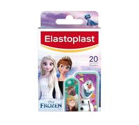 Elastoplast Disney Frozen Plasters, Assorted Sizes (20 Pieces), Coloured, First Aid Wound Care for Children with Frozen Designs, Various Sized, Skin-Friendly