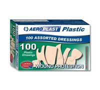 Elastoplast Extra Strong Plastic Assorted Plasters - Waterproof (Box Of 100 Plasters) - Be Fully Prepared For An Incident At Home Or At Work
