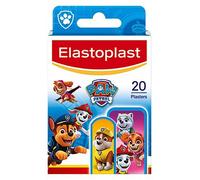 Elastoplast Paw Patrol Plasters, Assorted Sizes (20 Pieces), Coloured, First Aid Wound Care for Children, with Paw Patrol Designs, Various Sized, Skin-Friendly
