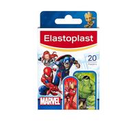 Elastoplast Marvel Plasters, Assorted Sizes (20 Pieces), Coloured First Aid Plasters for Children, Kid’s Everyday Plasters with Marvel Superhero Designs, Easy Removal and Skin-Friendly