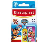 Elastoplast Paw Patrol Plasters, Assorted Sizes (20 Pieces), Coloured, First Aid Wound Care for Children, with Paw Patrol Designs, Various Sized, Skin-Friendly